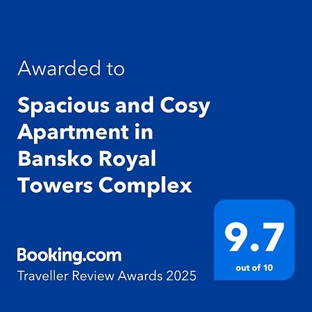 Spacious And Cosy Apartment In Bansko Royal Towers Complex Exteriér fotografie